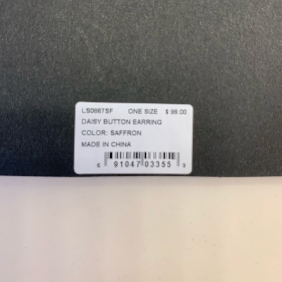 Lele Sadoughi Daisy Button Stud Earrings - Picture 3 of 6